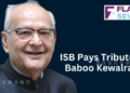 ISB Pays Tribute to Baboo Kewalram