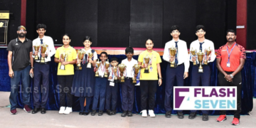 ISB Shines in Platinum Jubilee Badminton Tournament