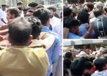 കണ്ണൂർ-തോട്ടട-ഐടിഐയിൽ-സംഘർഷം;-കെ-എസ്-യു-എസ്-എഫ്-ഐ-പ്രവർത്തകർ-ഏറ്റുമുട്ടി,-പൊലീസ്-ലാത്തി-വീശി