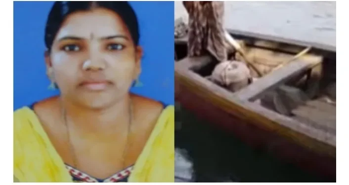 കുടിവെള്ളം-ശേഖരിക്കാൻ-പോകുന്നതിനിടയിൽ-വള്ളം-മറിഞ്ഞ്-യുവതി-മരിച്ചു-:-മകനെ-ആശുപത്രിയിൽ-പ്രവേശിപ്പിച്ചു