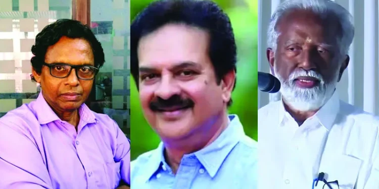 കുമ്മനം രാജശേഖരനും ദേവനും എം.കെ.ഹരികുമാറും ഗുരു ധര്‍മ്മ പ്രചരണ സഭയില്‍ അംഗങ്ങൾ