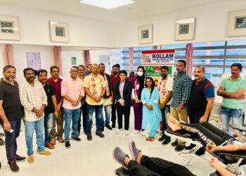കൊല്ലം പ്രവാസി അസോസിയേഷൻ സ്നേഹസ്പർശം 15-മത് രക്തദാന ക്യാമ്പ്  ശ്രദ്ധേയമായി