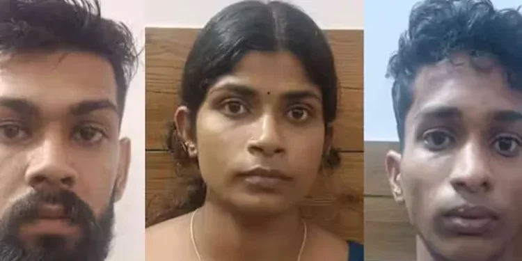 യുവതിയുടെ-സ്വകാര്യ-ചിത്രം-കാട്ടി-ഭീഷണിപ്പെടുത്തി-സ്വര്ണം-തട്ടിയെടുത്തു;-വനിത-ഉള്പ്പെടെ-3-പേര്-പിടിയില്
