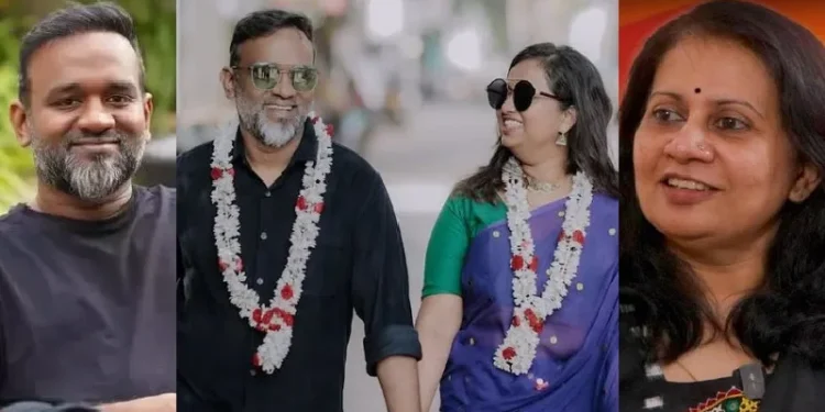 ദൂരദര്ശന്-വാര്ത്താ-അവതാരക-ഹേമലതയുടെ-മകള്-വിവാഹിതയായി;-വരന്-സംഗീത-സംവിധായകന്-വിഷ്ണു-വിജയ്
