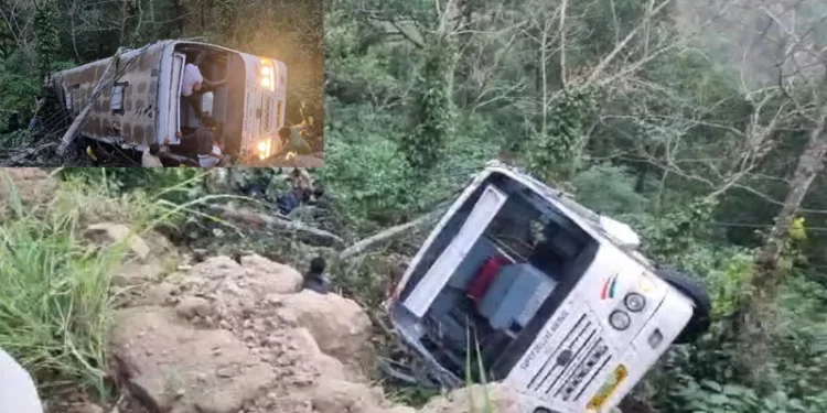 ഇടുക്കിയിൽ-കെഎസ്ആര്ടിസി-ബസ്-കൊക്കയിലേക്ക്-മറിഞ്ഞ്-അപകടം:-മൂന്നു-മരണം