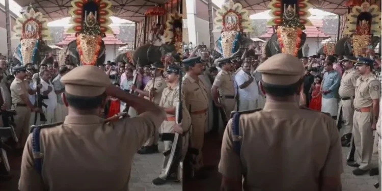 ശ്രീധർമ്മശാസ്താവിന്റെ-തിരുഅങ്കിയ്ക്ക്-ഗാർഡ്-ഓഫ്-ഓർണർ-നൽകുന്ന-കേരള-പോലീസ്-;-ദൃശ്യങ്ങൾ-വൈറലാകുന്നു