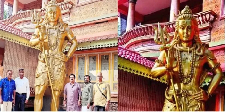 തളിപ്പറമ്പ്-രാജരാജേശ്വര-ക്ഷേത്രമുറ്റത്ത്-സ്ഥാപിക്കാൻ-4,000-കിലോയുള്ള-ശിവശിൽപം-;-രാജ്യത്തെ-ഏറ്റവും-വലിയ-വെങ്കല-ശിവശില്പം