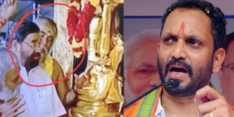 വിശ്വാസമില്ലെങ്കിൽ-എന്തിനാണ്-ഭക്തജനങ്ങളെ-ബുദ്ധിമുട്ടിക്കുന്നത്-;-കോടിക്കണക്കിന്-അയ്യപ്പഭക്തരെയാണ്-നിങ്ങൾ-അപമാനിച്ചത്-:-കെ-സുരേന്ദ്രൻ