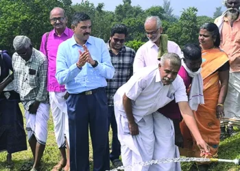 ഗോഞ്ചിയൂരില്‍-വിശ്വസേവാഭാരതിയുടെ-ജലസേചന-പദ്ധതിക്ക്-തുടക്കം;-ഗ്രാവിറ്റി-ഇറിഗേഷന്‍-വഴി-കൃഷിയിടത്തിലേക്കും-വീടുകളിലേക്കും-വെള്ളമെത്തി