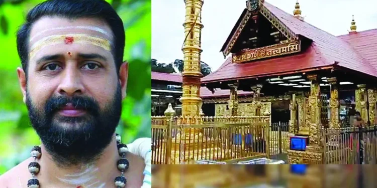 തീര്‍ത്ഥാടനകാലം-സമാപിച്ചത്-നിറ-സംതൃപ്തിയോടെ;-അനുഭവപ്പെട്ടത്-ഭക്തജനങ്ങളുടെ-ഗംഗാപ്രവാഹം:-മേല്‍ശാന്തി-എസ്-അരുണ്‍കുമാര്‍-നമ്പൂതിരി