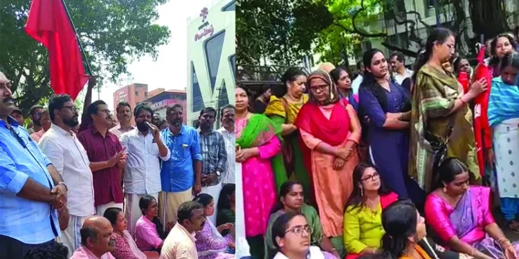 ജോയിന്റ്-കൗണ്‍സില്‍-സമരത്തിന്-ഐക്യാദാർഢ്യം-പ്രകടിപ്പിച്ച്-നവീൻബാബുവിന്റെ-ഭാര്യ-മഞ്ജുഷയും;-ജോലിക്ക്-ഹാജരാകില്ലെന്ന്-കത്ത്-നൽകി