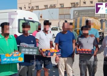 പുതുവത്സരത്തിൽ ‘ലൈറ്റ് ഓഫ് കൈന്‍ഡ്നെസ് ‘ തൊഴിലാളികൾക്ക് ഭക്ഷ്യവസ്തുക്കൾ വിതരണം ചെയ്തു.