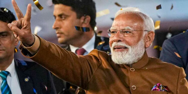 തെരഞ്ഞെടുപ്പ് വിജയം; പ്രവര്ത്തകരെ അഭിസംബോധന ചെയ്ത് നരേന്ദ്ര മോദി