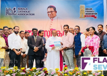 കൊല്ലം രൂപത ബിഷപ്പിന് സ്വീകരണം നൽകി.