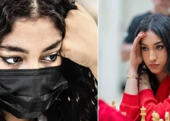 യുഎഇയില്-നിന്നും-ചെസിലെ-അത്ഭുതപ്രതിഭയായ-റൗദ-അല്സെര്കാല്;-15-വയസ്സുള്ള-ഗ്രാന്റ്-മാസ്റ്റര്-നോര്വ്വെ-ചെസ്സില്-കളിക്കുമ്പോള്
