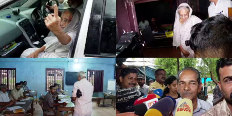വോട്ട്-ചെയ്യാൻ-ആദ്യമേ-എത്തി-നിലമ്പൂർ-ആയിഷ;-വോട്ട്-സ്വരാജിന്,-നമ്മൾ-ജയിക്കുമെന്നും-മാധ്യമങ്ങളോട്-പ്രതികരണം