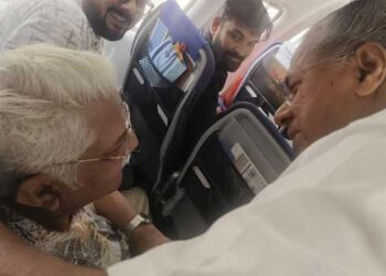 ‘ഇന്ന്-എറണാകുളത്തേക്കുള്ള-യാത്രക്കിടെ-മലയാളത്തിന്റെ-അതുല്യനടൻ-ജഗതി-ശ്രീകുമാറിനെ-കണ്ടുമുട്ടി-സുഖവിവരങ്ങൾ-അന്വേഷിച്ചു’,-പിണറായി-ഫേസ്ബുക്കിൽ-കുറിച്ചു….