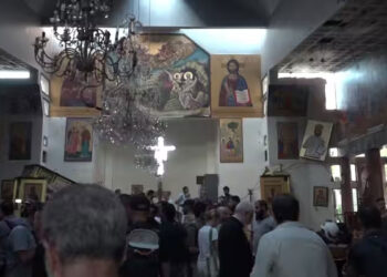 പള്ളിക്കുള്ളിൽ-പ്രാർത്ഥിച്ചു-നിന്നവർക്ക്-നേരെ-ആദ്യം-വെടിയുതിർത്തു!!-പിന്നെ-സ്വയം-പൊട്ടിത്തെറിച്ചു.,-സിറിയയിലെ-ക്രൈസ്തവ-ദേവാലയത്തിൽ-ചാവേറാക്രമണത്തിൽ-കൊല്ലപ്പെട്ടവരുടെ-എണ്ണം-25-ആയി;-80-പേർക്ക്-പരിക്കേറ്റു