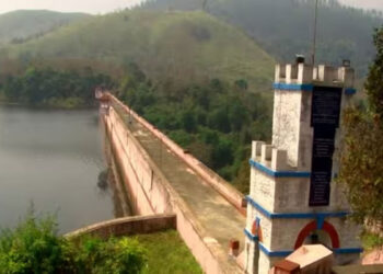 സെക്കൻ്റിൽ-ഒഴുകിയെത്തുന്നത്-6084-ഘനയടി-വെള്ളം;-മുല്ലപ്പെരിയാർ-അണക്കട്ടിൽ-ജലനിരപ്പ്-ഉയരുന്നു,-134.30-അടിയായി