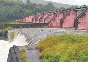 മുല്ലപ്പെരിയാർ-അണക്കെട്ടിലെ-ജലനിരപ്പ്-136.15-അടി,-13-ഷട്ടറുകൾ-തുറന്നു,-സെക്കന്റിൽ-പുറത്തേക്ക്-ഒഴുക്കുന്നത്-250-ക്യുസെക്സ്-വെള്ളം