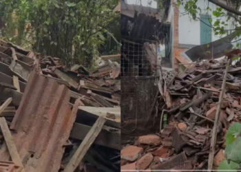 തൃശൂരിൽ-വീണ്ടും-കെട്ടിടം-തകർന്നു-വീണു;-കടമുറികള്‍-പ്രവര്‍ത്തിച്ചിരുന്ന-കെട്ടിടം-നിലംപൊത്തി,-വൻ-ദുരന്തം-ഒഴിവായത്-തലനാരിഴയ്ക്ക്