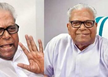 ‘ചത്തെന്നു-കരുതി-ചാക്കിൽ-കെട്ടി-ഉപേക്ഷിക്കാൻ-പോയ-പോലീസ്,-കുഴിച്ചിടാൻ-സഹായത്തിനായെത്തിയ-കള്ളൻ-കോലപ്പന്റെ-വാക്കുകേട്ട്-ആശുപത്രിയിലെത്തിച്ച-ജീവനാ…-ഇന്നേക്ക്-പന്ത്രണ്ടാം-നാൾ-ശ്വസനപ്രക്രിയ-യന്ത്ര-സഹായമില്ലാതെ-തനിക്കാവും-എന്ന്-നമ്മെ-ബോധ്യപ്പെടുത്തുന്നു-സ-വിഎസ്’….-സന്തതസഹചാരിയുടെ-കുറിപ്പ്