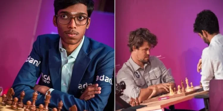 ബ്ലിറ്റ്സില്-ഗുകേഷിനെ-തോല്പിച്ച്-പ്രജ്ഞാനന്ദ;മാഗ്നസ്-കാള്സന്-മുന്നില്