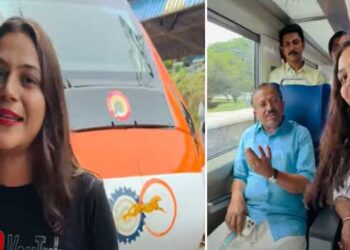 പണി-കൊടുത്തത്-ജ്യോതിയുടെ-വ്ളോ​ഗ്!!-മന്ത്രി-റിയാസിനെതിരെ-ഉന്നയിച്ച-ആരോപണങ്ങൾ-ബൂമറാം​ഗ്-പോലെ-ബിജെപിയുടെ-നെഞ്ചത്തേക്ക്,-ജ്യോതി-മൽഹോത്രയ്ക്കൊപ്പം-വന്ദേഭാരതിൽ-യാത്ര-ചെയ്ത്-ഫോട്ടോയും-വീഡിയോയുമെടുത്ത്-കെ-സുരേന്ദ്രനും -വി-മുരളീധരനും-പികെ-കൃഷ്ണദാസും-വീഡിയോ