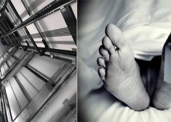 സാധനങ്ങൾ-ഇറക്കുന്നതിനിടെ-കേബിൾ-പൊട്ടി-ലിഫ്റ്റ്-സെക്യൂരിറ്റി-ജീവനക്കാരന്റെ-കഴുത്തിൽ-പതിച്ചു,-അപകടത്തിൽ-തല-ലിഫ്റ്റിനുള്ളിലും-ശരീരം-പുറത്തുമായി-കുടുങ്ങി-യുവാവിനു-ദാരുണാന്ത്യം