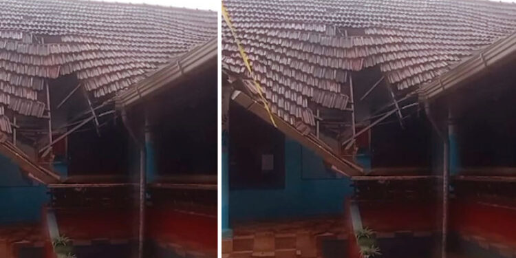 ആലപ്പുഴയില്-സ്കൂള്-കെട്ടിടത്തിൻ്റെ-മേൽക്കൂര-തകര്ന്ന്-വീണു