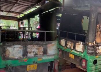 15-കാരിയായ-മകളുടെ-പിന്നാലെ-നടന്നു-ശല്യം-ചെയ്യൽ,-ചോദ്യം-ചെയ്ത-പിതാവിന്റെ-വീട്ടുമുറ്റത്തുകിടന്ന-ഓട്ടൊ-കത്തിച്ച്-യുവാക്കളുടെ-പ്രതികാരം,-രണ്ടു-പേർ-അറസ്റ്റിൽ