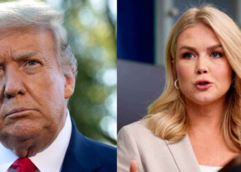 പ്രസ്-സെക്രട്ടറിയുടെ-സൗന്ദര്യത്തെക്കുറിച്ച്-വാചാലനായി-ഡോണൾഡ്-ട്രംപ്,-രൂക്ഷവിമർശനം