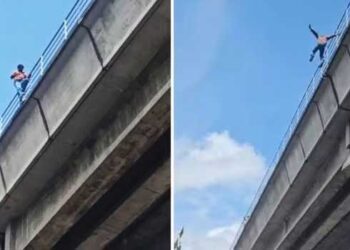 താഴേക്ക്-ചാടിയാൽ-രക്ഷിക്കാനുള്ളതെല്ലാം-സജ്ജമാക്കി-അഗ്‌നിരക്ഷാസേന,-കണ്ണുവെട്ടിച്ച്-ചാടിയത്-റോഡിലേക്ക്,-കൊച്ചി-മെട്രോ-പാലത്തിൽ-നിന്നു-ചാടി-ജീവനൊടുക്കാൻ-ശ്രമിച്ച-യുവാവ്-മരിച്ചു