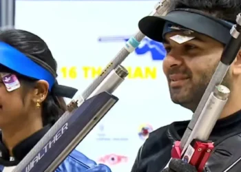 ഏഷ്യന്‍-ഷൂട്ടിങ്-ചാമ്പ്യന്‍ഷിപ്പ്:-മിക്‌സഡ്-10മീറ്റര്‍-എയര്‍-റൈഫിള്‍സ്-മിക്‌സഡ്-ഡബിള്‍സില്‍-സ്വര്‍ണം