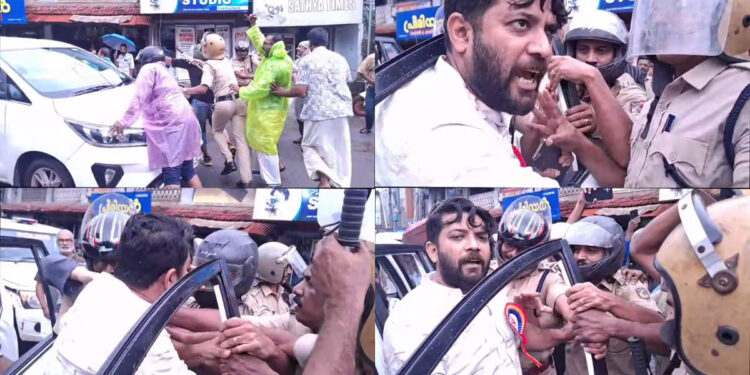 ഷാഫി-പറമ്പിലിനെ-ഡിവൈഎഫ്ഐ-പ്രവര്‍ത്തകര്‍-തടഞ്ഞ-സംഭവം;-പ്രതിഷേധം-ശക്തമാക്കാൻ-യുഡിഎഫ്,-മന്ത്രിമാരെ-റോഡിലിറക്കില്ലെന്ന-മുന്നറിയിപ്പുമായി-ലീഗ്