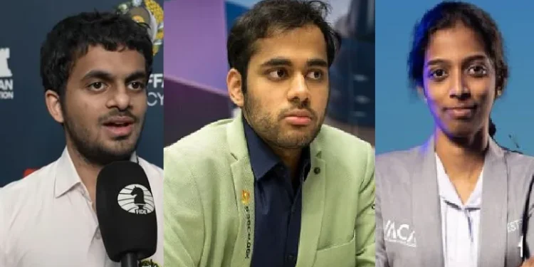 ഗുകേഷിന്-പിന്നാലെ-പ്രജ്ഞാനന്ദയും-വീണു;-നിഹാല്-സരിനും-അര്ജുന്-എരിഗെയ്സിയും-രണ്ടാം-സ്ഥാനത്ത്;-വൈശാലി-വനിതകളില്-മുന്നില്