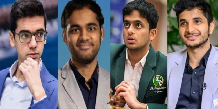 നിഹാല്‍-സരിനും-അര്‍ജുന്‍-എരിഗെയ്സിയും-വിദിത്-ഗുജറാത്തിയും-മൂന്നാം-സ്ഥാനത്ത്,-പ്രജ്ഞാനന്ദയും-ഗുകേഷും-ഏറെ-പിന്നില്‍;-അനീഷ്-ഗിരി-ചാമ്പ്യന്‍