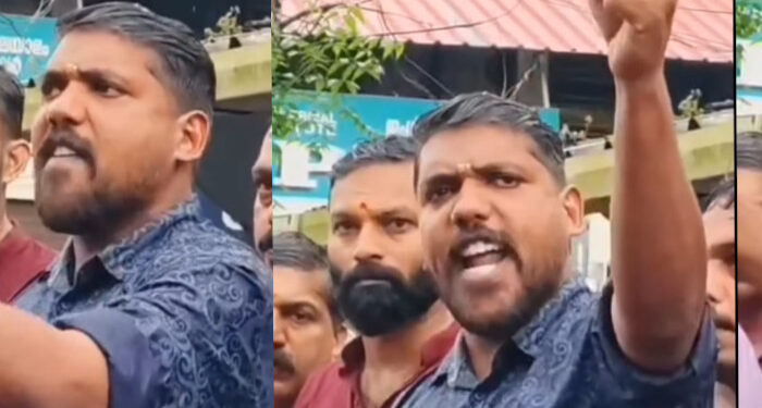 ഇവിടെയുള്ള-എല്ലാ-സിപിഎം-നേതാക്കളുടെയും-വീട്-ഞങ്ങൾക്കറിയാം,-ബോംബ്-എറിയുമെന്ന്-പറഞ്ഞാൽ-എറിഞ്ഞിരിക്കും,-നിങ്ങളുടെ-മക്കള്-എവിടെ-പഠിക്കുന്നോ,-എവിടെയെല്ലാം-പോകുന്നോ-ഇതൊക്കെ-ഞങ്ങള്ക്കറിയാം,-ക്ഷമ-പരീക്ഷിച്ച്-മുന്നോട്ടുപോകാനാണ്-ഉദ്ദേശമെങ്കിൽ-കണ്ണീർ-വീഴ്ത്തിക്കും,-കൊലവിളി-പ്രസംഗവുമായി-ബിജെപി-നേതാവ്