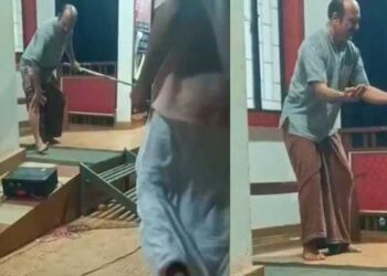 കളിച്ച്-കളിച്ച്-ഞങ്ങടെ-നെഞ്ചത്തേക്കോ…-കുട്ടി-തെരുവുനായ-ആക്രമണത്തിന്-ഇരയാകുന്ന-രംഗം-അഭിനയിക്കുന്നതിനിടെ-സ്റ്റേജിൽ-കയറി-നടനെ-കടിച്ച്-തെരുവുനായ,-​സംഭവം-തെരുവുനായ-ആക്രമണത്തിനെതിരെ-ബോധവൽക്കരണ-നാടകം-കളിക്കുന്നതിനിടെ