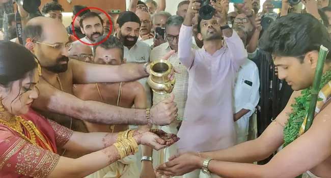 കണ്ഠരര്-രാജീവരുടെ-മകന്റെ-വിവാഹച്ചടങ്ങിൽ-അതിഥിയായി-ഉണ്ണികൃഷ്ണൻ-പോറ്റി,-ചടങ്ങിൽ-മുഖ്യമന്ത്രി,-ചീഫ്-സെക്രട്ടറി-അടക്കമുള്ളവർ!!വിവാഹ-ഫോട്ടോകൾ-സമൂഹമാധ്യമത്തിൽ-പങ്കുവച്ചത്-ദേവസ്വം-മന്ത്രി