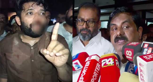 പോലീസ്-ലാത്തിച്ചാർജിൽ-ഷാഫിയുടെ-മൂക്കിന്റെ-എല്ലിന്-പൊട്ടൽ,-പോലീസ്-രണ്ട്-തവണ-ഷാഫി-പറമ്പിലിന്റെ-മുഖത്ത്-ലാത്തി-കൊണ്ട്-ഇടിച്ചു,-യുഡിഎഫ്-പ്രവർത്തകന്റെ-കണ്ണിന്-ഗുരുതര-പരുക്ക്,-പേരാമ്പ്ര-ഡിവൈഎസ്പി-പ്രവർത്തിച്ചത്-സിപിഎം-ഗുണ്ടയെ-പോലെ-കോഴിക്കോട്-ഡിസിസി-പ്രസിഡന്റ്