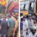 നിയന്ത്രണം-വിട്ട്-സ്കൂൾ-ബസ്-ചായക്കടയിലേക്ക്-ഇടിച്ചു-കയറി,-ഒരാൾ-മരിച്ചു,-വിദ്യാർഥികടക്കം-ആറുപേർക്കു-പരുക്ക്,-ഗുരുതരമായി-പരുക്കേറ്റ-വിദ്യാർഥിയെ-തൃശൂർ-മെഡിക്കൽ-കോളേജിലേക്ക്-മാറ്റി