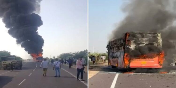 കണ്ണീരണിഞ്ഞ്-രാജസ്ഥാൻ;-സ്വകാര്യ-എസി-ബസിലുണ്ടായ-തീപിടിത്തത്തിൽ-ജീവൻ-നഷ്ടമായത്-20-പേർക്ക്,-മരണസംഖ്യ-ഉയരുന്നു