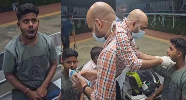 കോട്ടുവായ-ഇട്ടപ്പോൾ-കീഴ്ത്താടി-വിട്ടുപോയി,-വായയടയ്ക്കാൻ-കഴിയാതെ-ട്രെയിൻ-യാത്രികൻ,-ബംഗാൾ-സ്വദേശിക്ക്-രക്ഷയായത്-ഡിഎംഒ-ഡോ.-ജിതിൻ!!-അപകടം-ടെംപൊറോമാൻഡിബുലാർ-ജോയിന്റിന്-സംഭവിച്ച-തകരാർമൂലം