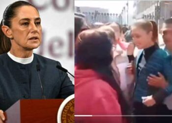 പൊതു-ഇടത്തുവച്ച്-മെക്സിക്കൻ-പ്രസിഡന്റിനു-നേരെ-ലൈംഗികാതിക്രമം!!-മദ്യപിച്ചെത്തിയ-യുവാവ്-ക്ലൗഡിയയുടെ-തോളിൽ-കയ്യിട്ടു,-മാറിടത്തിൽ-സ്പർശിച്ചു,-ഒപ്പമുണ്ടായിരുന്നവർ-തട്ടിമാറ്റാൻ-ശ്രമിച്ചതോടെ-പ്രസിഡന്റിനെ-ചുംബിക്കാനായി-ശ്രമം,-സുരക്ഷാ-വീഴ്ചയിൽ-കടുത്ത-വിമർശനം-video