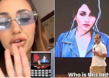 ‘ഇന്ത്യയിൽ-വോട്ടിനായി-എൻറെ-ചിത്രം-ഉപയോഗിക്കുന്നു,-അതെന്റെ-ഒരു-പഴയ-ഫോട്ടോയാണ്!!-അവർ-പരസ്പരം-പോരടിക്കാൻ-എന്നെ-ഇന്ത്യക്കാരിയായി-ചിത്രീകരിക്കുന്നു,-എന്ത്-ഭ്രാന്താണിത്?-ഇന്ത്യയിൽ-വൈകാതെ-തന്നെ-ഞാൻ-പ്രസിദ്ധയാകും.-പ്രതികരണവുമായി-ബ്രസീലിയൻ-മോഡൽ