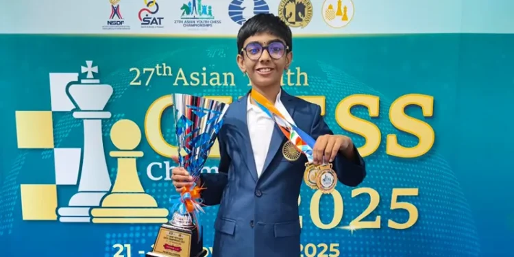 ഏഷ്യൻ-യൂത്ത്-റാപ്പിഡ്-ചെസ്സ്-ചാമ്പ്യൻഷിപ്പ്-2025:-ദിവി-ബിജേഷിനു-വീണ്ടും-അഭിമാന-നേട്ടം