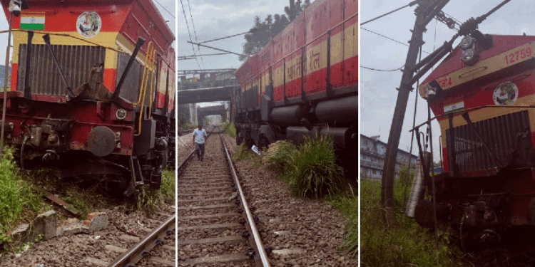 ചരക്ക്-ട്രെയിനിന്റെ-എഞ്ചിൻ-പാളം-തെറ്റി-സംഭവം;-കളമശ്ശേരിയിൽ-തടസ്സപ്പെട്ട-ട്രെയിൻ-ഗതാഗതം-പുനഃസ്ഥാപിച്ചു