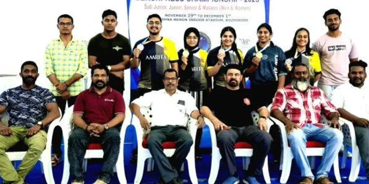 കേരളാ-സ്റ്റേറ്റ്-ക്ലാസ്സിക്-ആന്റ്-എക്യുപ്‌മെന്റ്-ബെഞ്ച്-പ്രസ്-ചാമ്പ്യന്‍ഷിപ്പ്:-അമൃത-വിശ്വവിദ്യാപീഠത്തിന്-ആറ്-മെഡലുകള്‍