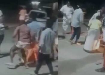 പ്രസംഗിച്ചുകൊണ്ടിരുന്ന-യുഡിഎഫ്-സ്ഥാനാർഥിയെ-തള്ളിയിട്ട്-റോഡിലൂടെ-വലിച്ചിഴച്ചു,-മർദിച്ചു,-അസഭ്യം-പറഞ്ഞു!!-സിപിഐ-സംസ്ഥാന-കൗൺസിലംഗം-വിആർ.-ശശിയെ-ഒന്നാംപ്രതിയാക്കി-കേസ്,